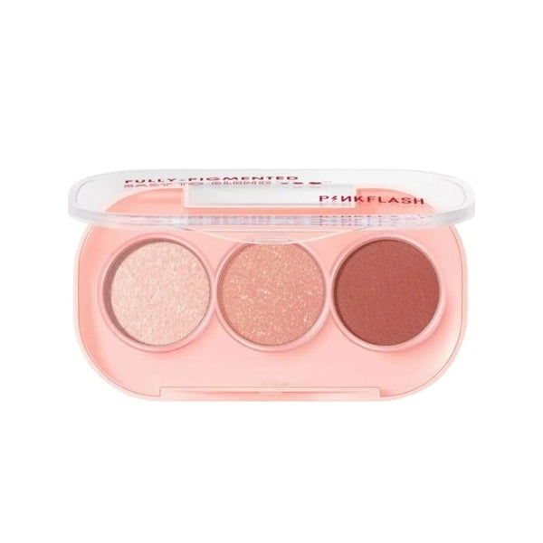 Pink Flash Eyeshadow Palette Matte and Shimmer Finishes PK02
