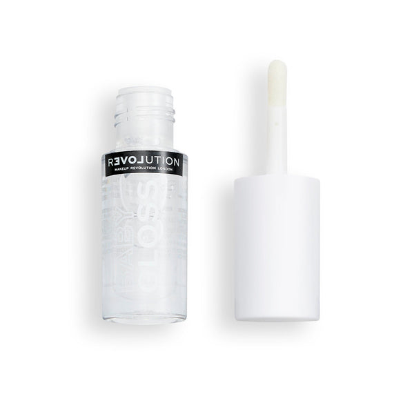 Makeup Revolution Relove Baby Lip Gloss Liquid High-Shine Clear Dream