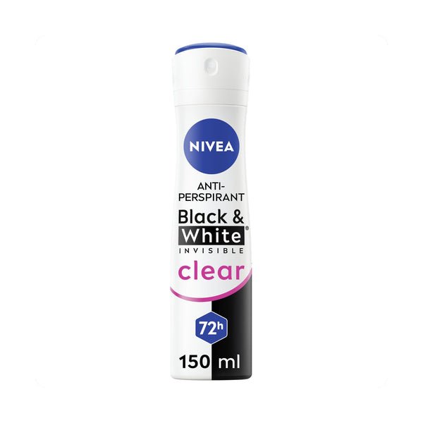 NIVEA Invisible Black & White Deodorant Spray 48-Hour Protection 150 ml