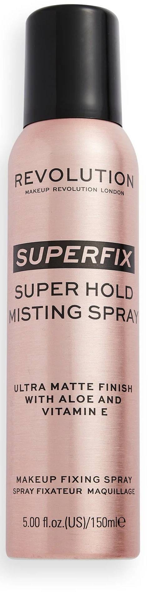 Makeup Revolution Superfix Misting Setting Spray Ultra-Matte Aloe Vitamin E