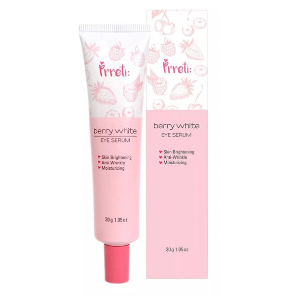 Prreti Berry White Eye Serum Lightweight Brightening Niacinamide Hyaluronic Acid Peptides 30g