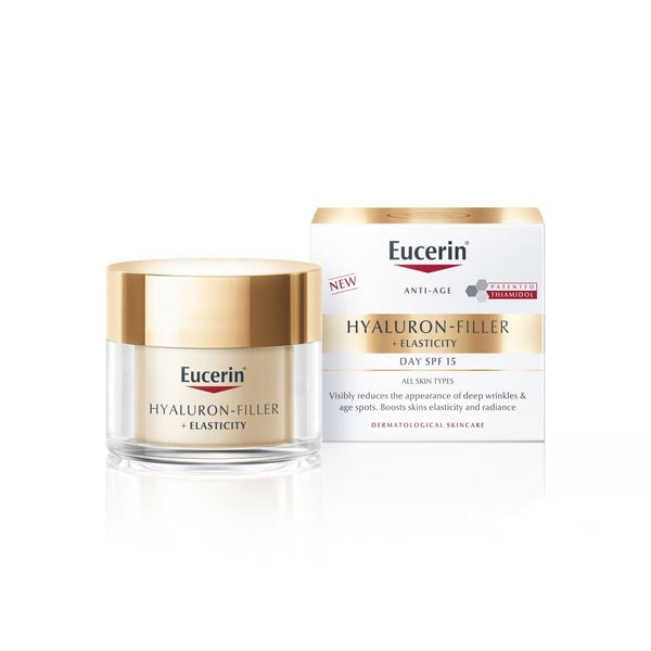 Eucerin Hyaluron-Filler + Elasticity Day Cream SPF 15 Thiamidol 50 ml