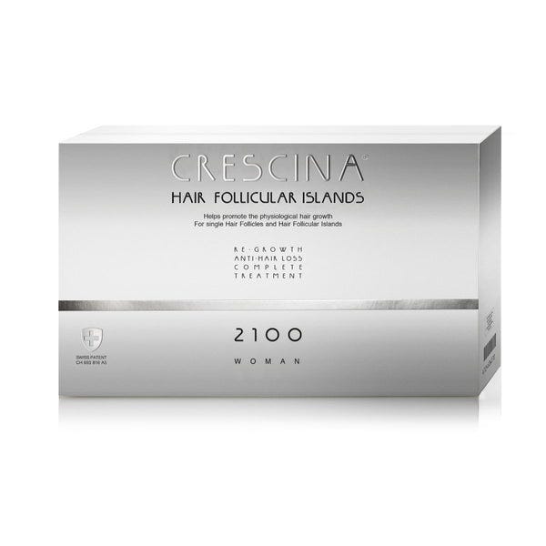 Crescina Hair Re-Growth Treatment Woman 2100 Scalp Ampoules 3.5 ml 10+10S