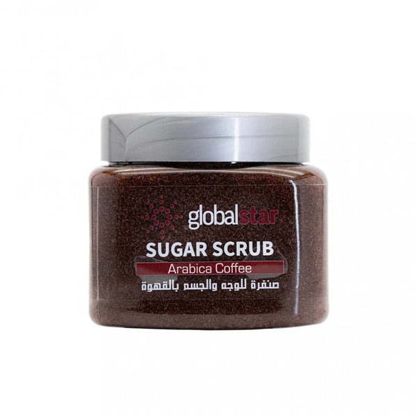Globalstar Coffee Sugar Scrub for Face and Body, 600 ml
