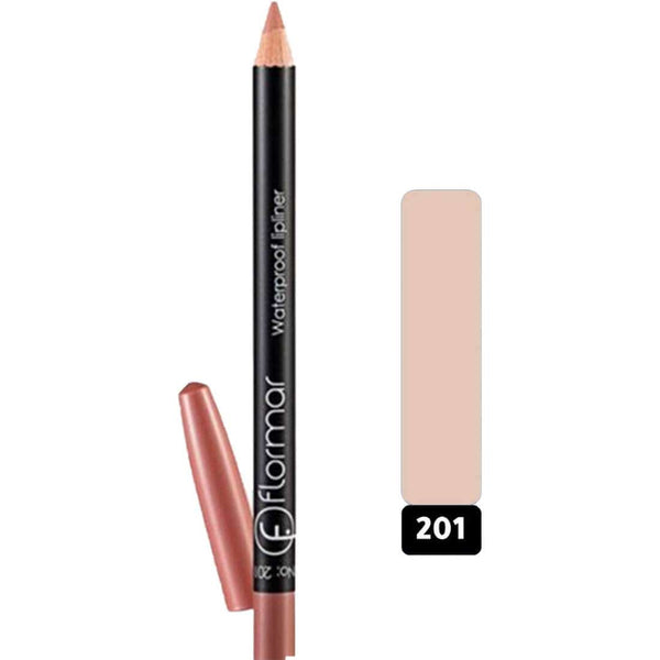 Flormar W.P Water-Resistant Lipliner Pencil Matte Nude 201