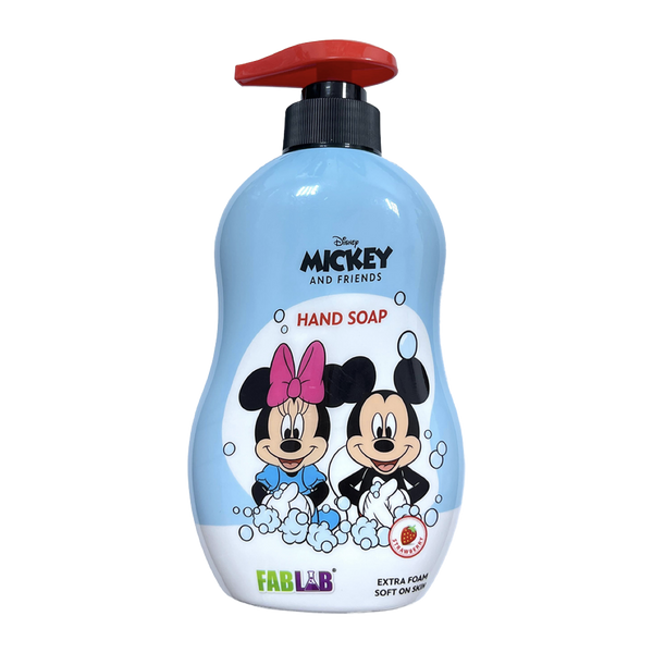 Fablab Kids Hand Soap Mickey Coconut Extract Chia Seeds Glycerin 450 ml