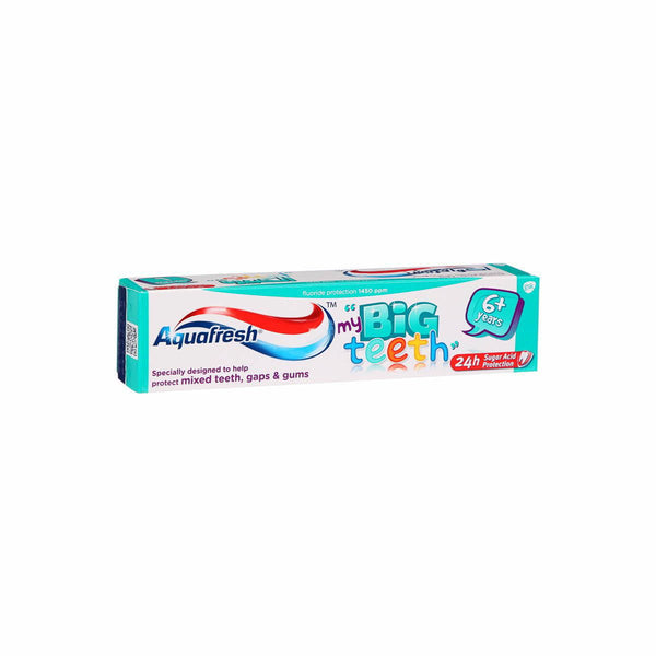 Aquafresh Big Teeth Children's Fluoride Toothpaste 1450 ppm 6+ Years 50 ml