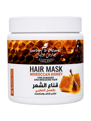 Jardin d'Oleane Moroccan Honey Conditioner Nourishing Hair Mask for Damaged Hair, 500 g