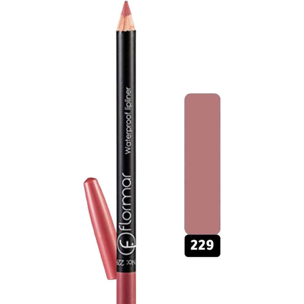Flormar W.P Lipliner Pencil Matte Water-Resistant Pink 229