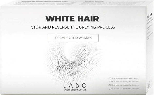 Crescina White Hair Formula Topical Scalp Treatment for Women, 20 x 3.5 ml