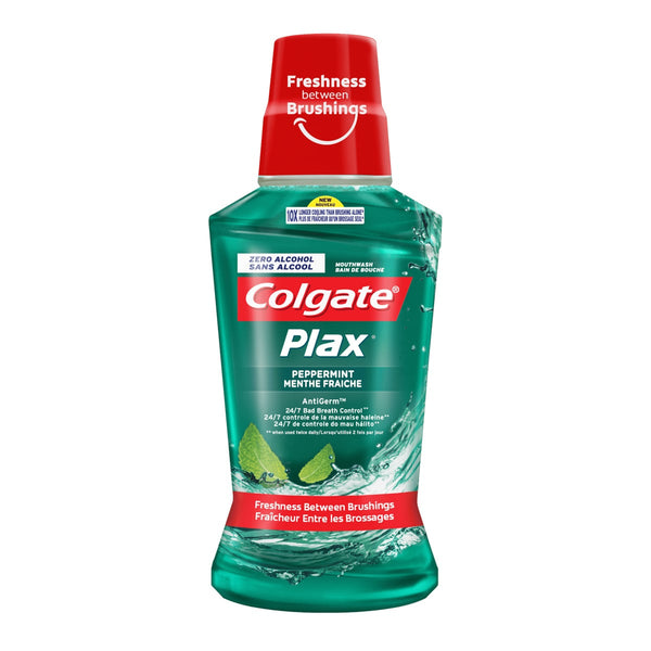 Colgate Plax Freshmint Alcohol-Free Mouthwash Peppermint