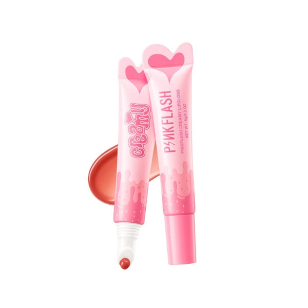 Pink Flash Moisturizing Cream Lip Gloss High Shine PK02