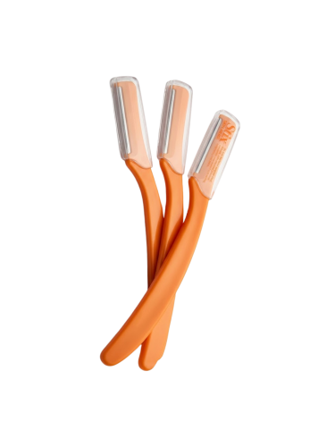Stix Facial & Upper Lip Razors Ergonomic Surgical Steel Blades 3 Pieces