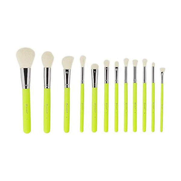 BH Cosmetics Colour Festival Makeup Brush Set, 12 Pieces
