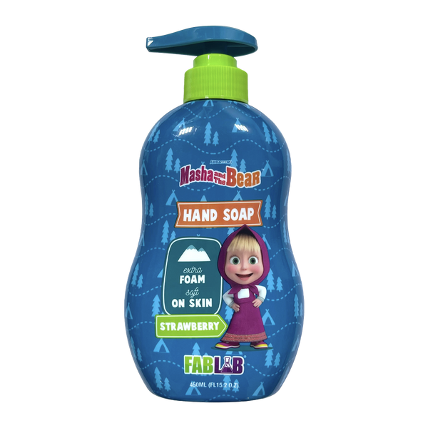 Fablab Kids Hand Soap Coconut Extract, Chia Seed & Glycerin Masha & Bear 450 ml