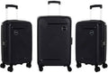 American Tourister Maxplus 3-Piece Hardside Luggage Set, Spinner Wheels, Black, 55/68/79 cm