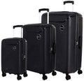 American Tourister Maxplus 3-Piece Hardside Luggage Set, Spinner Wheels, Black, 55/68/79 cm