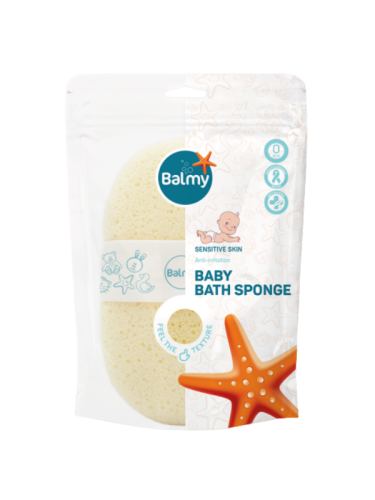 Balmy Baby Bath Sponge Ultra-Soft Sensitive Skin Sponge 0+ Months