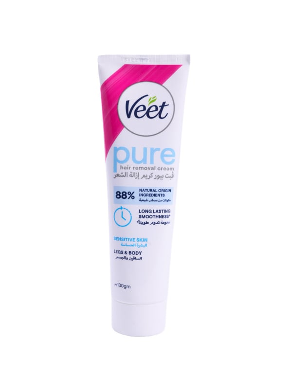 Veet Hair Removal Cream Sensitive Skin Fresh Silk Technology 100g