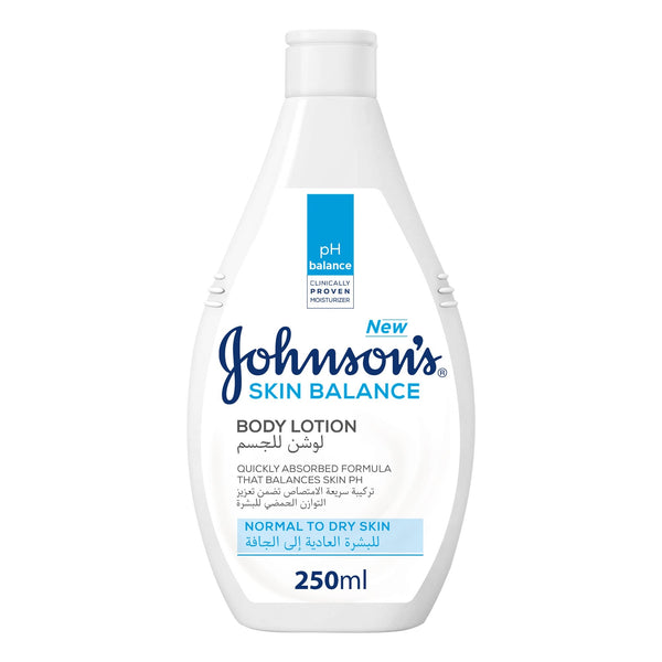 Johnson's Skin Balance Body Lotion pH Balance Quick-Absorb Formula Normal to Dry Skin 250ml