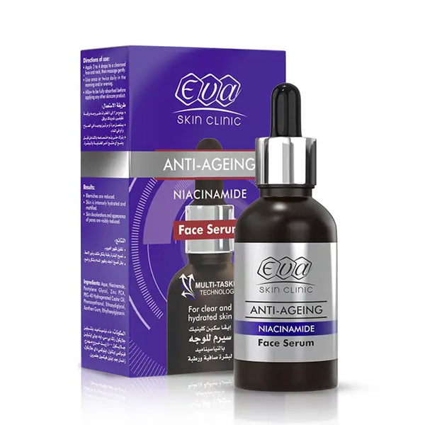 Eva Skin Clinic Niacinamide Face Serum Lightweight Hydrating Formula 30 ml