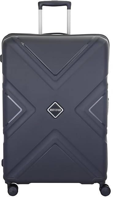 American Tourister Maxplus 55cm Spinner Luggage TSA Lock Black