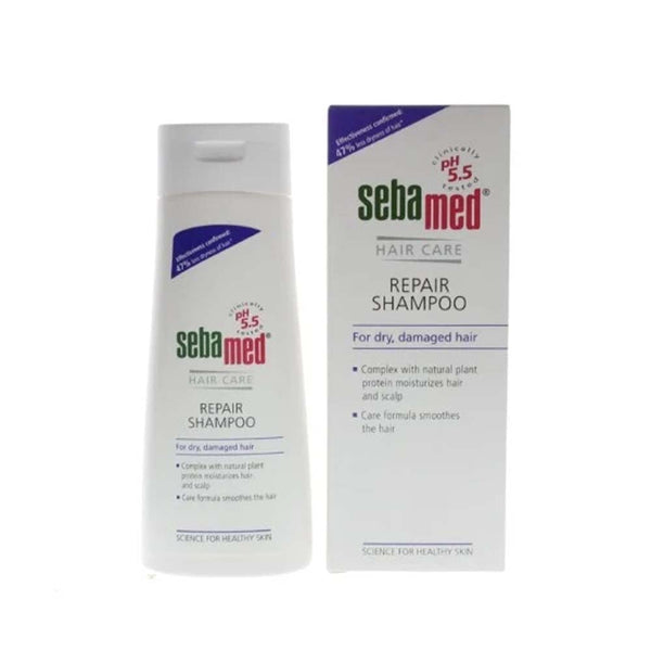 Sebamed Repair Shampoo Dry & Damaged Hair NHE Complex Plant Proteins pH 5.5 200 ml
