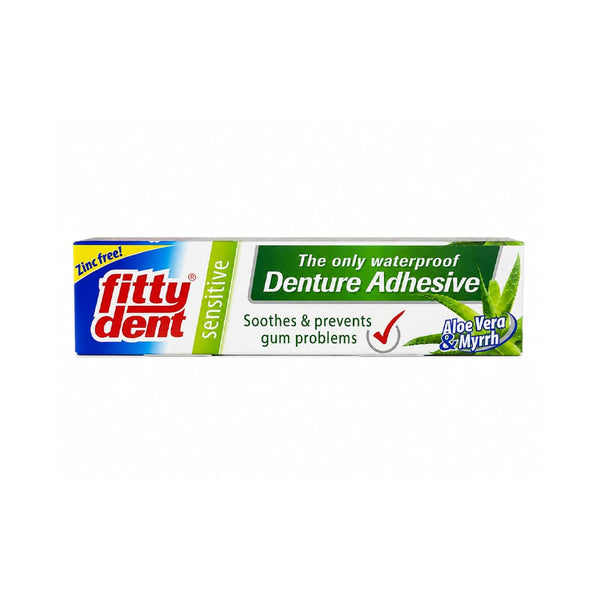 Fitty Dent Denture Adhesive Sensitive Gum Formula Strong Hold 40g