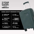 American Tourister Maxplus Hard Shell Spinner Luggage TSA Lock Navy Blue