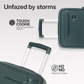 American Tourister Maxplus Hard Shell Spinner Luggage TSA Lock Navy Blue