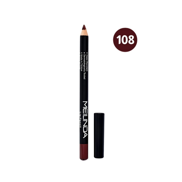Melinda Lip Liner Creamy Texture Rich Color Shade 108