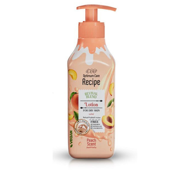 Eva Optimum Care Revival Blend Lotion Peach Scent Glycerin Shea Butter 370 ml