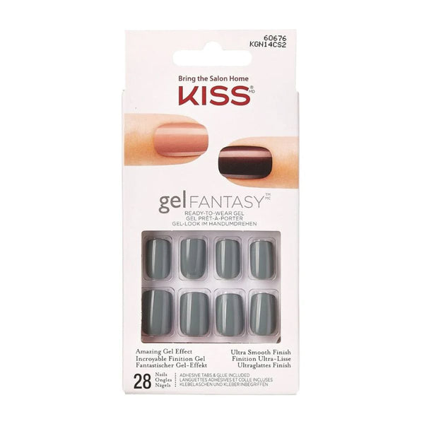 KISS Gel Fantasy Ready-to-Wear Gel Artificial Nails KGN09 Ab-Fab