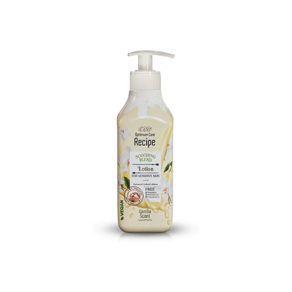 Eva Optimum Care Soothing Blend Lotion Aloe Vera Shea Butter Vitamin E Vanilla 370 ml