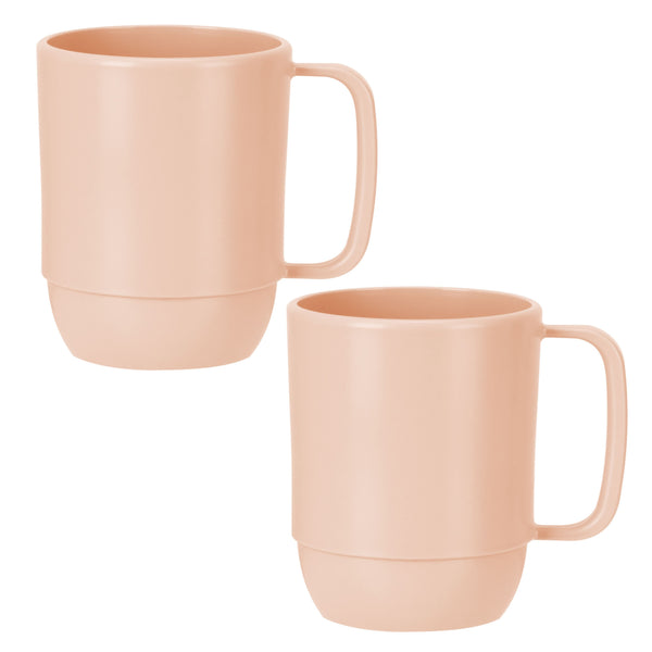 Inochi Amori Tall Drinking Cup BPA-Free PP Plastic Milky Orange
