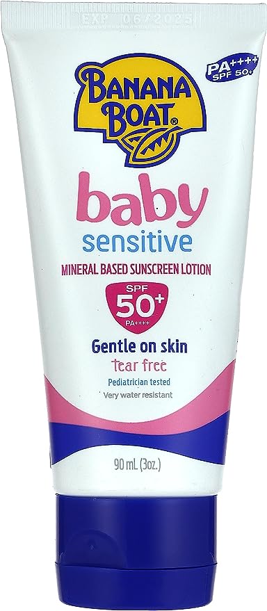 Banana Boat Baby Sunscreen Lotion SPF 50 Tear-Free Zinc 90 ml
