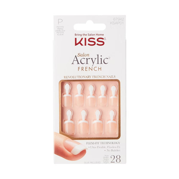 KISS Salon Acrylic Gel Neutral Quick-Setting Nail Bond, 4-Second Set