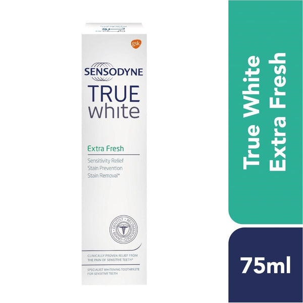 Sensodyne True White Extra Fresh Toothpaste with Fluoride, 75 ml