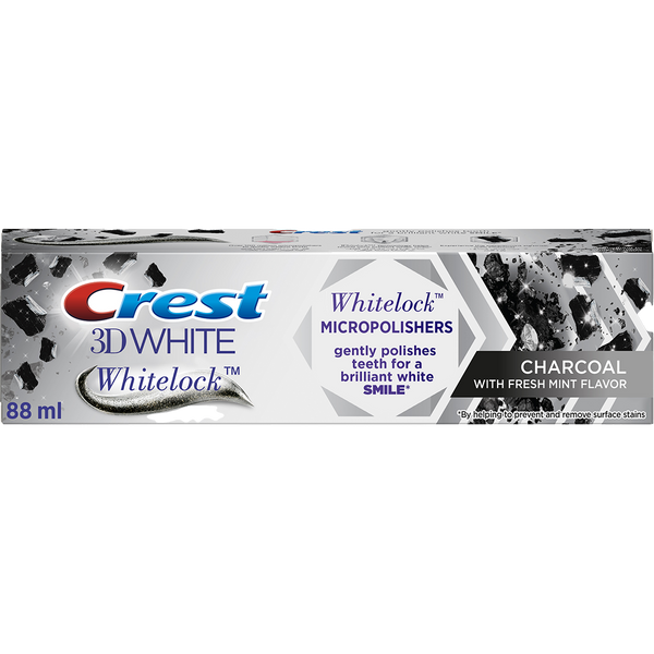 Crest 3D Brightening Toothpaste Whitelock Technology Charcoal 88 ml