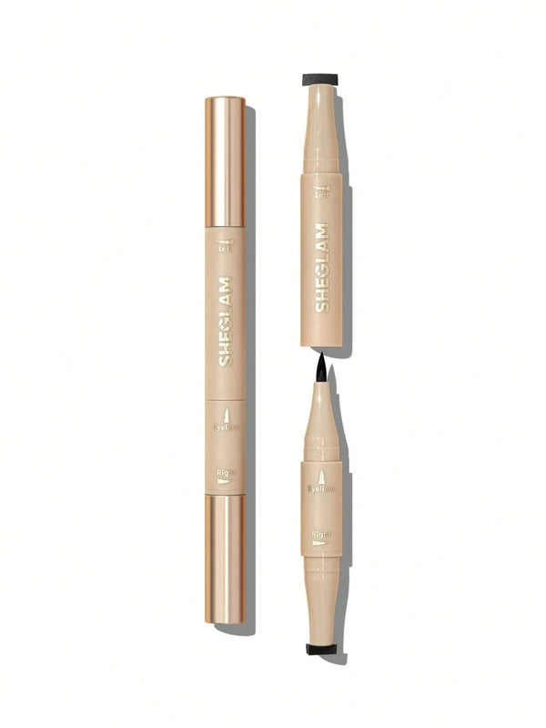 Sheglam Get Foxy Eye Stamp & Liner Pen Liquid Eyeliner Black
