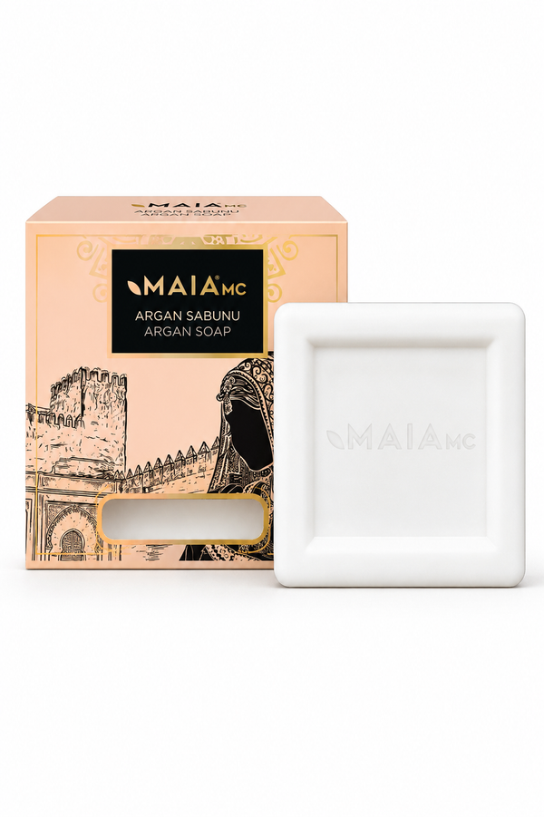 Maia MC Argan Soap Moisturizing Facial and Body Cleansing Bar