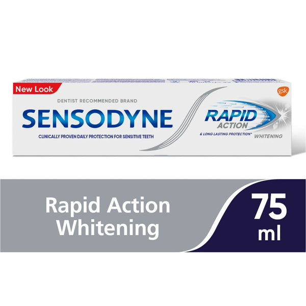 Sensodyne Rapid Relief Toothpaste Brightening Formula 75 ml