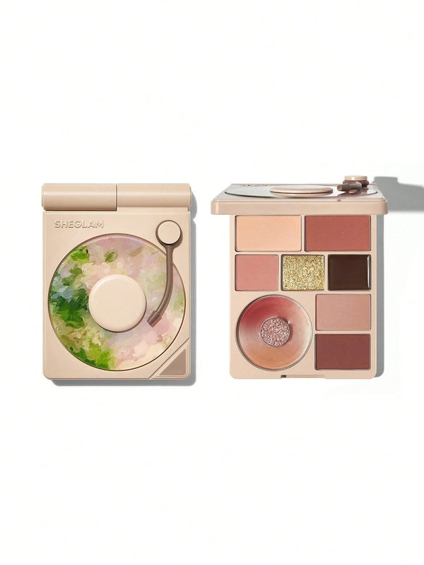 Sheglam Vinyl Pop Color Palette Metallic and Creamy Matte Eye Shadows Rose Sonata
