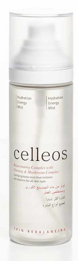 Celleos Hydration Energy Mist Facial Mist with Korean Ginseng Extract
