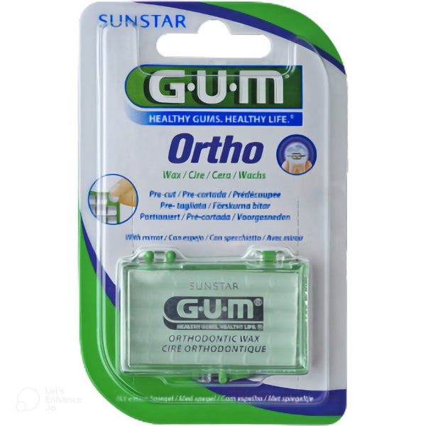 G.U.M Orthodontic Wax with Vitamin E and Aloe Vera, Pre-Cut Pieces