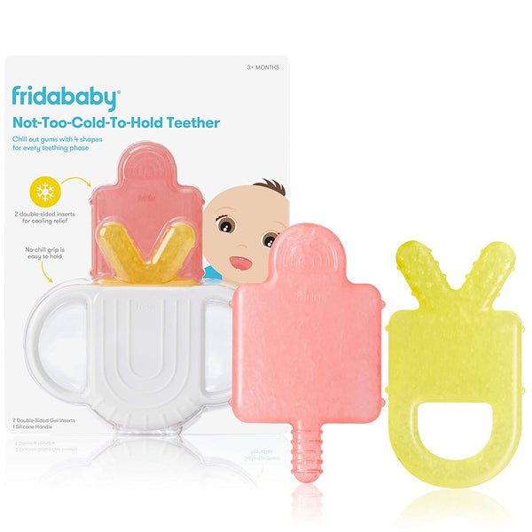 Frida Baby Not-Too-Cold-to-Hold Silicone Teether BPA-Free Gum Massager #106