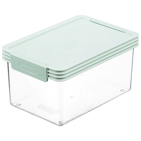 Inochi Tritan Hokkaido Rectangular Food Container Airtight BPA-Free Tea Green 1000ml