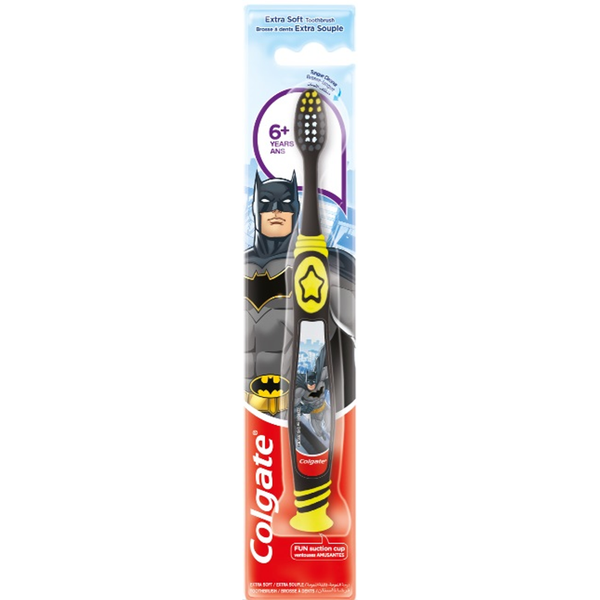 Colgate Batman Kids Toothbrush Extra Soft Bristles 6+ Years