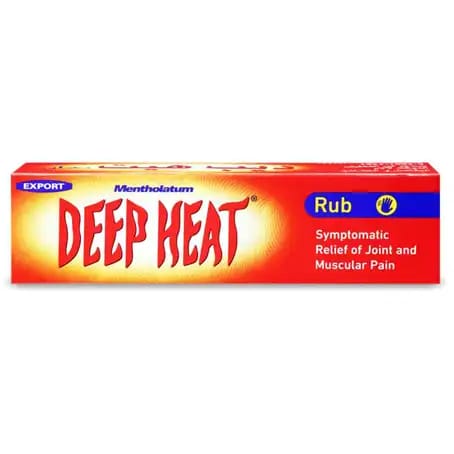 Deep Heat Warming Massage Cream Menthol Eucalyptus Oil Methyl Salicylate