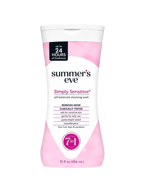 Summer's Eve Simply Sensitive Daily Cleansing Wash pH-Balanced Sensitive Skin 266 ml